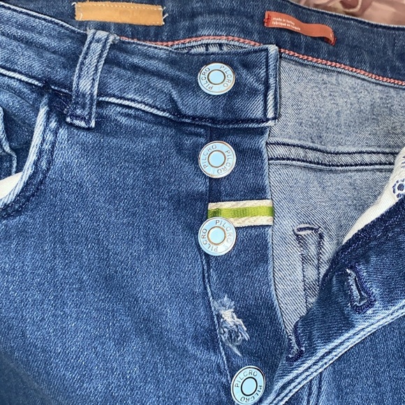 PILCRO HIGH RISE BUTTON FLY FLARE LEG *FLAWED* SZ 26 - Picture 9 of 9